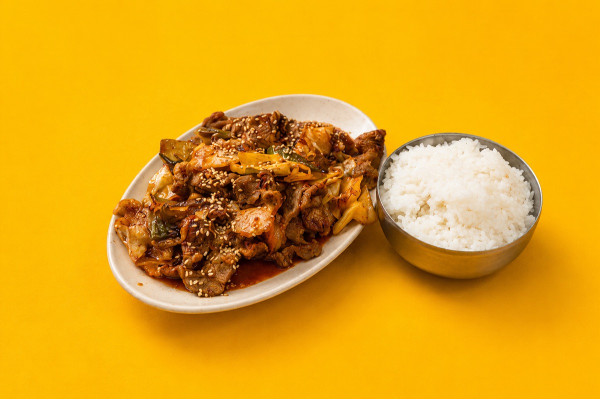 제육볶음 — 파주 골드스파 먹거리
